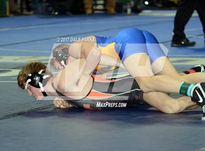Thumbnail 1 in NYSPHSAA Wrestling Championships (Div.2 - 138 lb. Champ) photogallery.