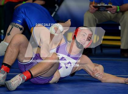 Thumbnail 2 in NYSPHSAA Wrestling Championships (Div.2 - 138 lb. Champ) photogallery.