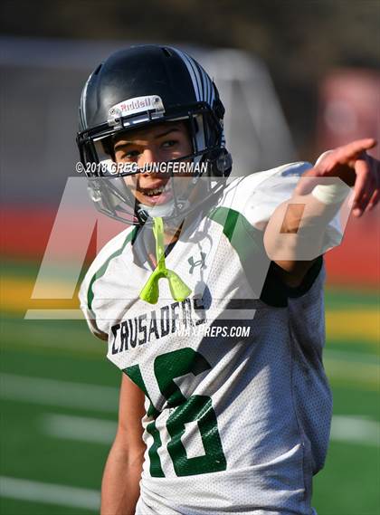 Thumbnail 2 in St. Bernard's vs. San Marin (CIF NCS D4 Quarterfinal) photogallery.