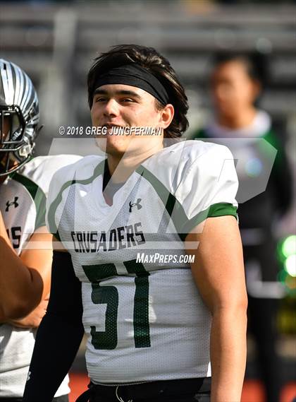 Thumbnail 2 in St. Bernard's vs. San Marin (CIF NCS D4 Quarterfinal) photogallery.
