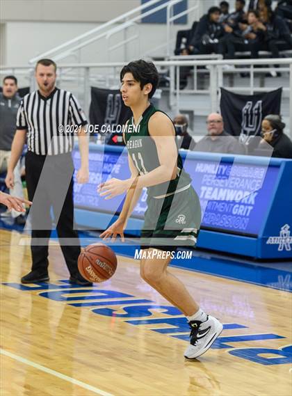 Thumbnail 1 in Reagan [Ronald] vs Boerne-Champion (Spurs High School Showcase) photogallery.