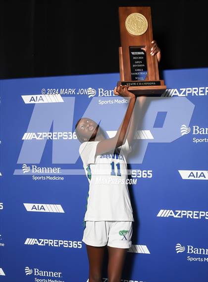 Thumbnail 2 in Xavier College Prep vs. Desert Vista (AIA Open Final - Awards) photogallery.