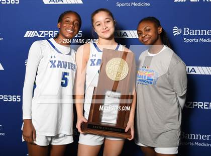 Thumbnail 2 in Xavier College Prep vs. Desert Vista (AIA Open Final - Awards) photogallery.