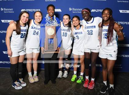Thumbnail 1 in Xavier College Prep vs. Desert Vista (AIA Open Final - Awards) photogallery.