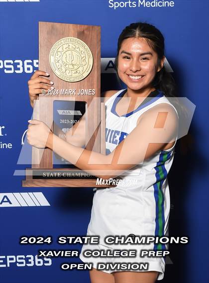 Thumbnail 3 in Xavier College Prep vs. Desert Vista (AIA Open Final - Awards) photogallery.