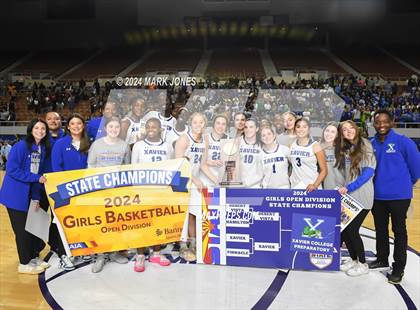 Thumbnail 2 in Xavier College Prep vs. Desert Vista (AIA Open Final - Awards) photogallery.