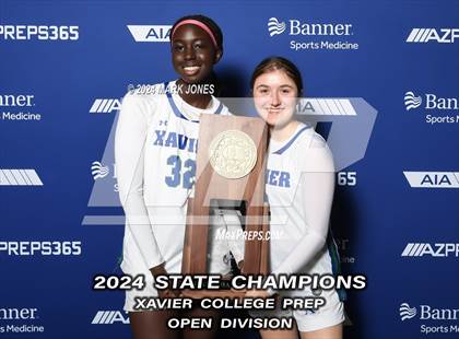 Thumbnail 2 in Xavier College Prep vs. Desert Vista (AIA Open Final - Awards) photogallery.