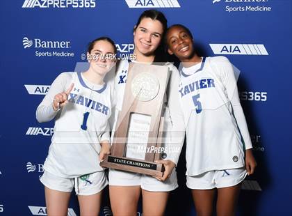 Thumbnail 2 in Xavier College Prep vs. Desert Vista (AIA Open Final - Awards) photogallery.