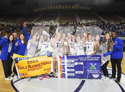 Thumbnail 3 in Xavier College Prep vs. Desert Vista (AIA Open Final - Awards) photogallery.