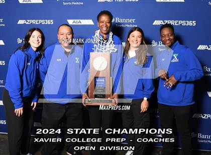 Thumbnail 2 in Xavier College Prep vs. Desert Vista (AIA Open Final - Awards) photogallery.