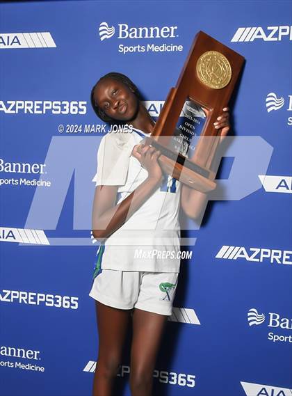 Thumbnail 1 in Xavier College Prep vs. Desert Vista (AIA Open Final - Awards) photogallery.