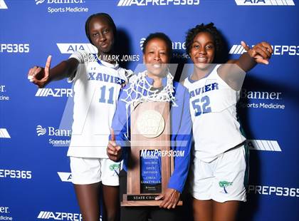 Thumbnail 3 in Xavier College Prep vs. Desert Vista (AIA Open Final - Awards) photogallery.