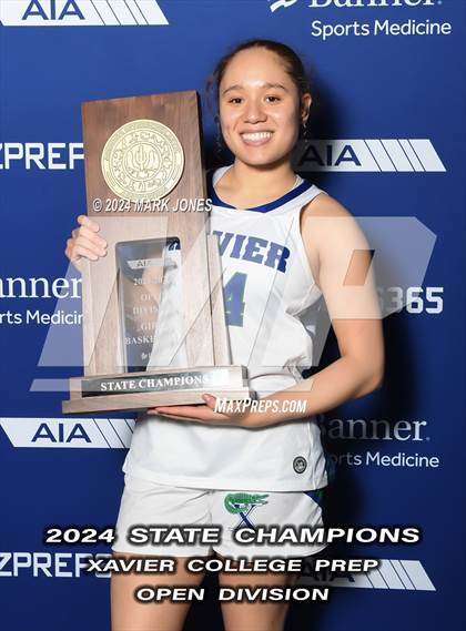 Thumbnail 2 in Xavier College Prep vs. Desert Vista (AIA Open Final - Awards) photogallery.