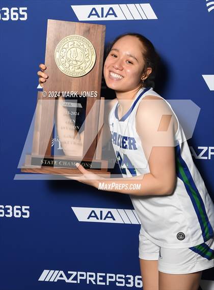 Thumbnail 1 in Xavier College Prep vs. Desert Vista (AIA Open Final - Awards) photogallery.