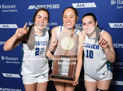 Thumbnail 3 in Xavier College Prep vs. Desert Vista (AIA Open Final - Awards) photogallery.