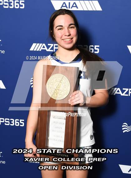 Thumbnail 1 in Xavier College Prep vs. Desert Vista (AIA Open Final - Awards) photogallery.