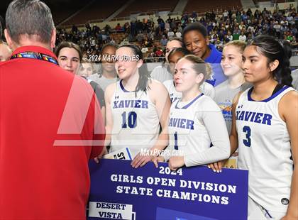 Thumbnail 2 in Xavier College Prep vs. Desert Vista (AIA Open Final - Awards) photogallery.