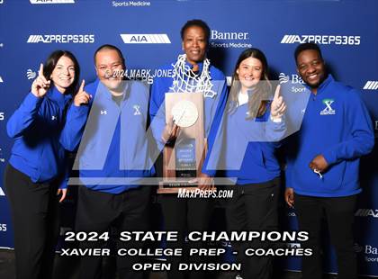 Thumbnail 2 in Xavier College Prep vs. Desert Vista (AIA Open Final - Awards) photogallery.