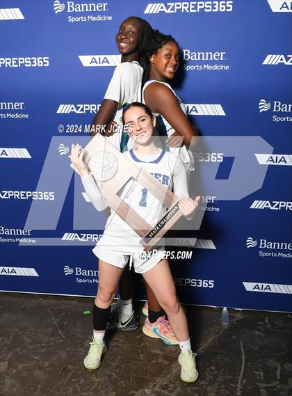 Thumbnail 3 in Xavier College Prep vs. Desert Vista (AIA Open Final - Awards) photogallery.