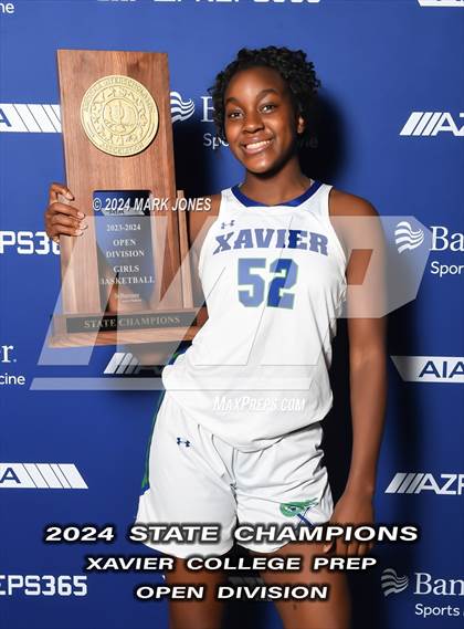 Thumbnail 3 in Xavier College Prep vs. Desert Vista (AIA Open Final - Awards) photogallery.