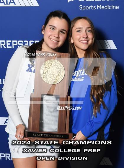 Thumbnail 3 in Xavier College Prep vs. Desert Vista (AIA Open Final - Awards) photogallery.