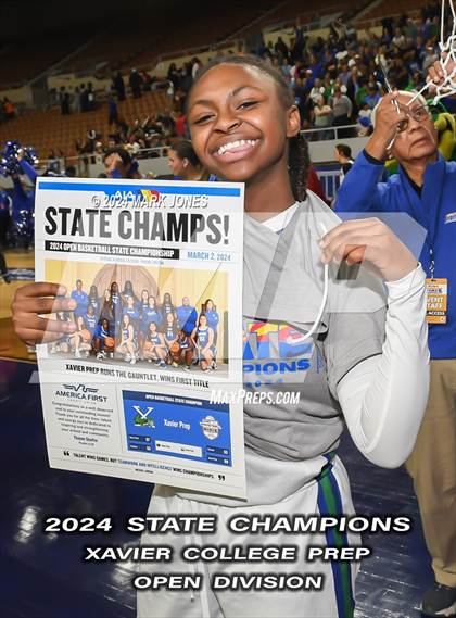 Thumbnail 3 in Xavier College Prep vs. Desert Vista (AIA Open Final - Awards) photogallery.
