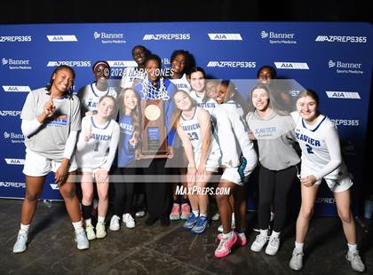 Thumbnail 2 in Xavier College Prep vs. Desert Vista (AIA Open Final - Awards) photogallery.