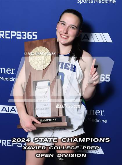 Thumbnail 3 in Xavier College Prep vs. Desert Vista (AIA Open Final - Awards) photogallery.