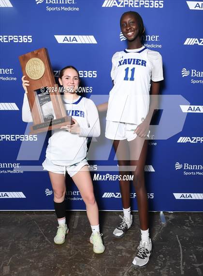 Thumbnail 3 in Xavier College Prep vs. Desert Vista (AIA Open Final - Awards) photogallery.