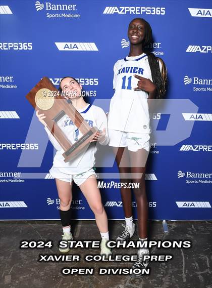 Thumbnail 3 in Xavier College Prep vs. Desert Vista (AIA Open Final - Awards) photogallery.