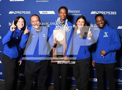 Thumbnail 3 in Xavier College Prep vs. Desert Vista (AIA Open Final - Awards) photogallery.