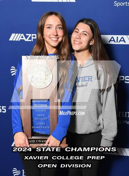 Thumbnail 3 in Xavier College Prep vs. Desert Vista (AIA Open Final - Awards) photogallery.