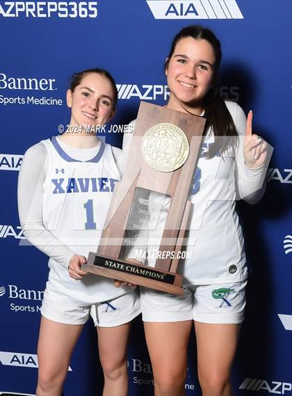Thumbnail 1 in Xavier College Prep vs. Desert Vista (AIA Open Final - Awards) photogallery.