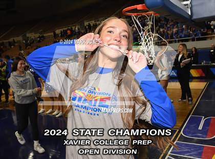 Thumbnail 3 in Xavier College Prep vs. Desert Vista (AIA Open Final - Awards) photogallery.
