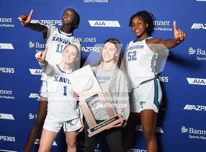 Thumbnail 2 in Xavier College Prep vs. Desert Vista (AIA Open Final - Awards) photogallery.