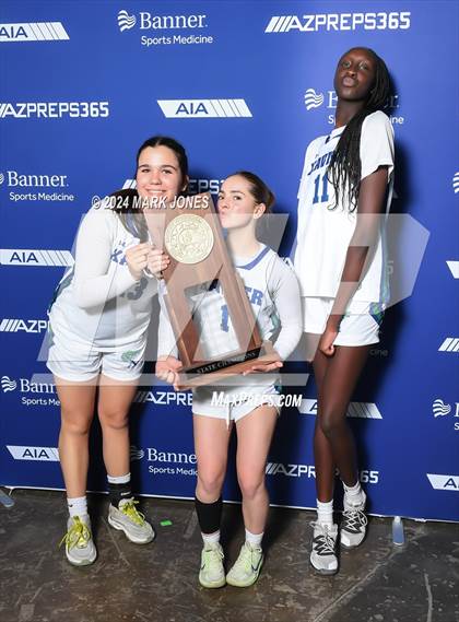 Thumbnail 1 in Xavier College Prep vs. Desert Vista (AIA Open Final - Awards) photogallery.