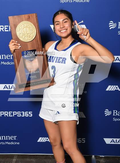 Thumbnail 1 in Xavier College Prep vs. Desert Vista (AIA Open Final - Awards) photogallery.