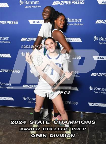 Thumbnail 1 in Xavier College Prep vs. Desert Vista (AIA Open Final - Awards) photogallery.