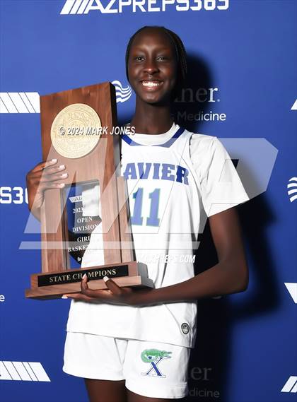 Thumbnail 2 in Xavier College Prep vs. Desert Vista (AIA Open Final - Awards) photogallery.