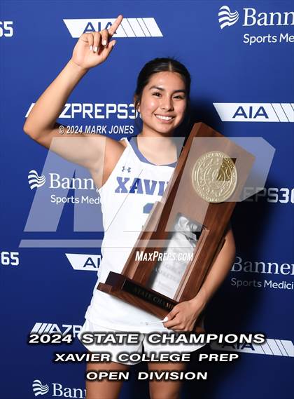 Thumbnail 1 in Xavier College Prep vs. Desert Vista (AIA Open Final - Awards) photogallery.