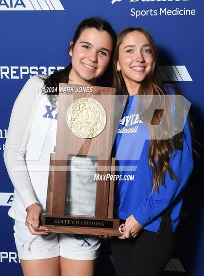 Thumbnail 2 in Xavier College Prep vs. Desert Vista (AIA Open Final - Awards) photogallery.