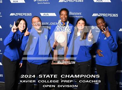 Thumbnail 2 in Xavier College Prep vs. Desert Vista (AIA Open Final - Awards) photogallery.