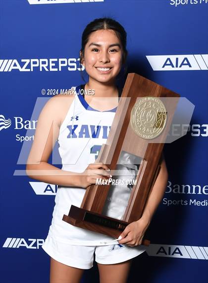 Thumbnail 1 in Xavier College Prep vs. Desert Vista (AIA Open Final - Awards) photogallery.