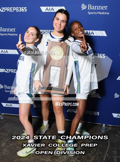 Thumbnail 1 in Xavier College Prep vs. Desert Vista (AIA Open Final - Awards) photogallery.