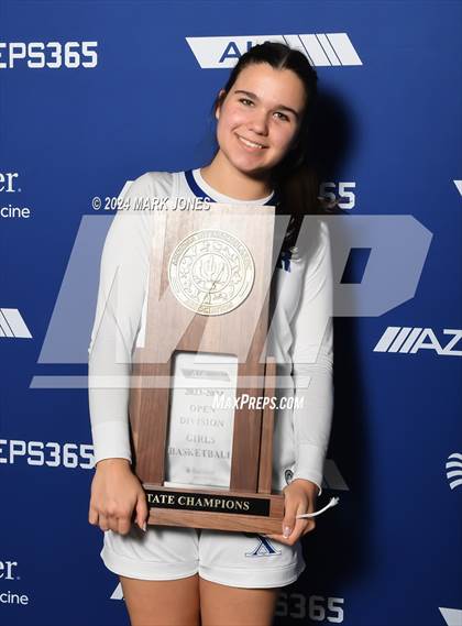 Thumbnail 2 in Xavier College Prep vs. Desert Vista (AIA Open Final - Awards) photogallery.