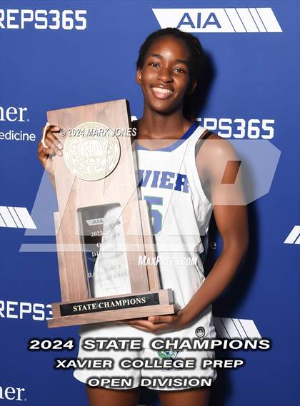 Thumbnail 3 in Xavier College Prep vs. Desert Vista (AIA Open Final - Awards) photogallery.