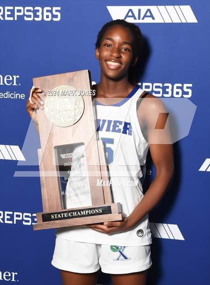 Thumbnail 2 in Xavier College Prep vs. Desert Vista (AIA Open Final - Awards) photogallery.