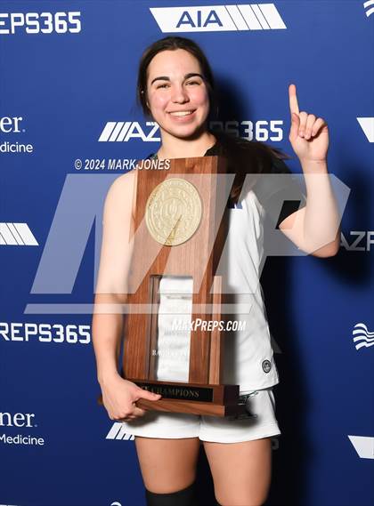 Thumbnail 2 in Xavier College Prep vs. Desert Vista (AIA Open Final - Awards) photogallery.
