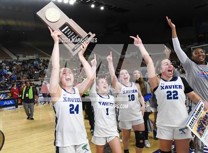 Thumbnail 2 in Xavier College Prep vs. Desert Vista (AIA Open Final - Awards) photogallery.
