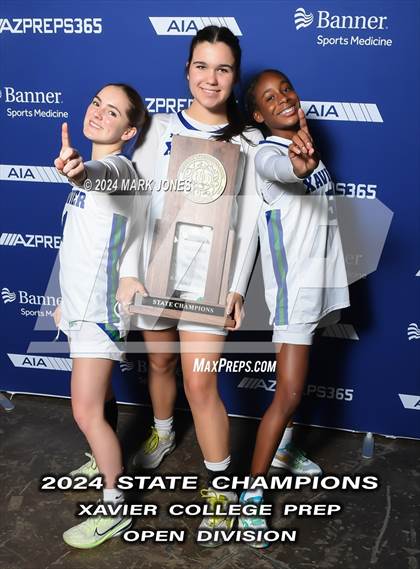 Thumbnail 2 in Xavier College Prep vs. Desert Vista (AIA Open Final - Awards) photogallery.